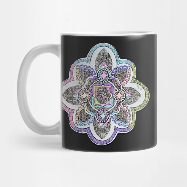 Pastel Swirl Mandala by AmeUmiShop